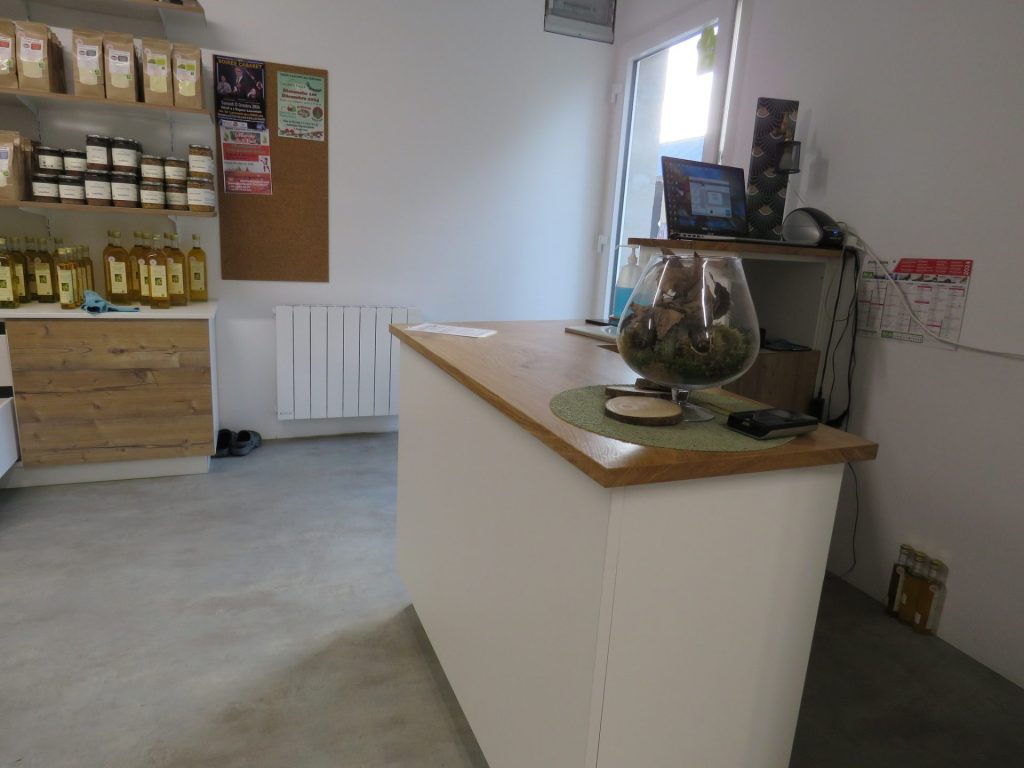 Locaux de notre boutique de produits agricoles
