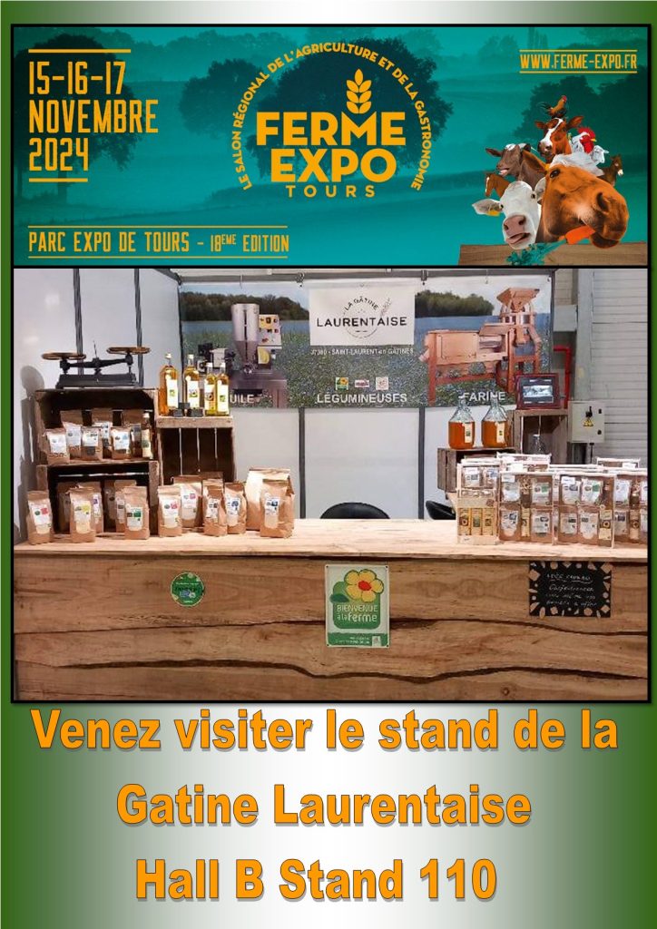Affiche stand à la Ferme Expo 2024